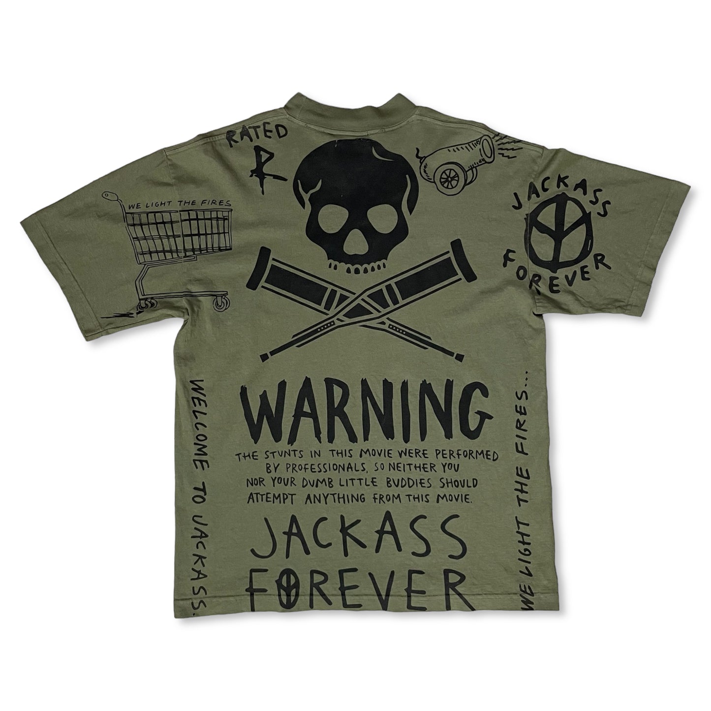 BABYLON X JACKASS T SHIRT - M