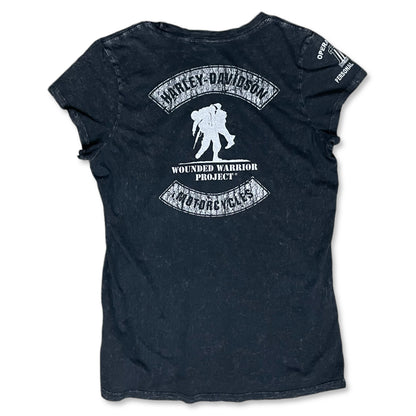 HARLEY DAVIDSON WOUNDED WARRIOR T SHIRT - WOMEN’S XL