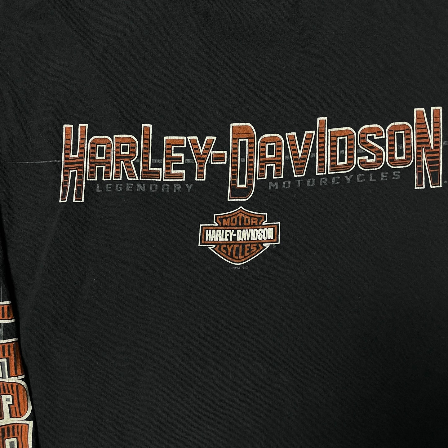 HARLEY DAVIDSON WAVING FLAG LONG SLEEVE - XL