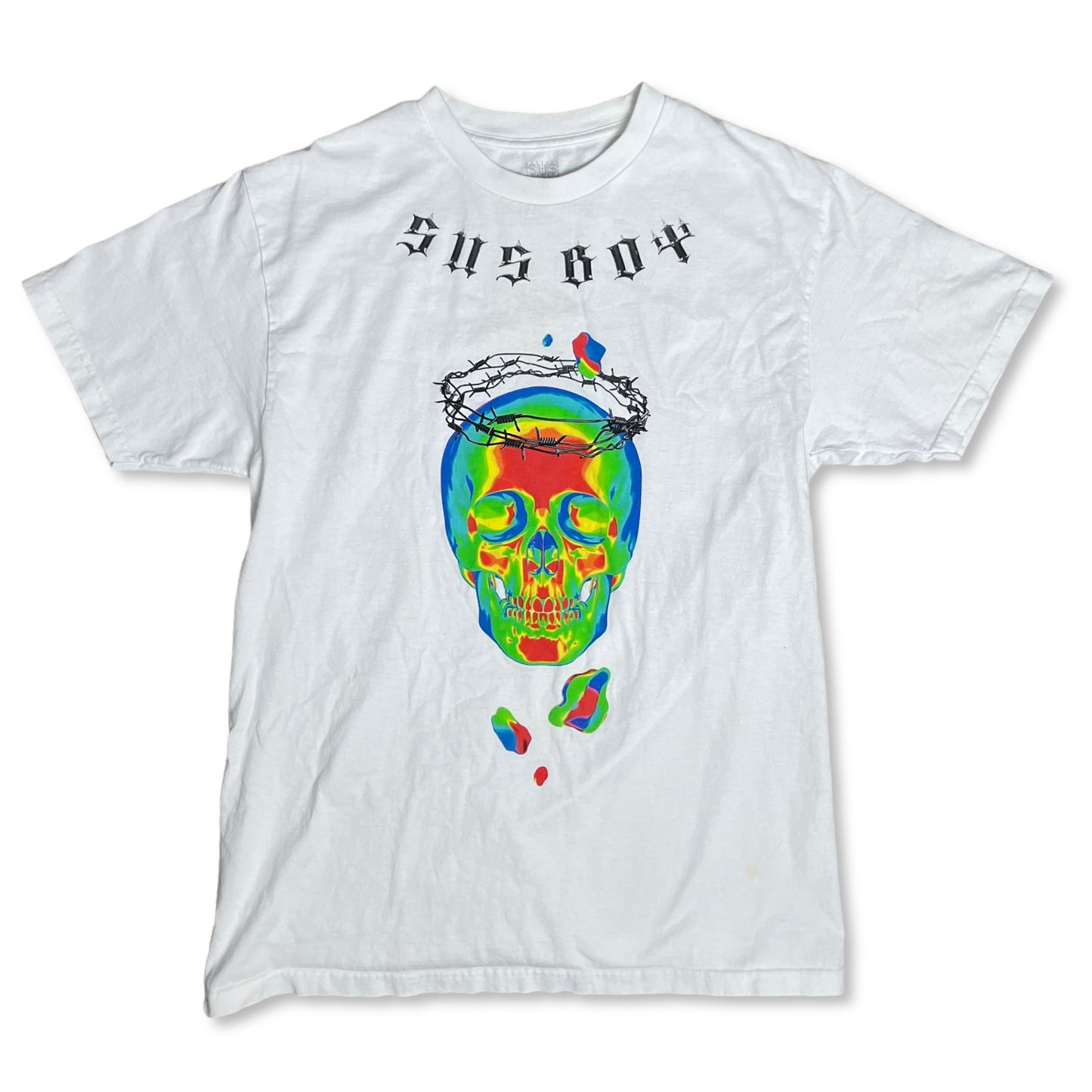 SUS BOY SKULL T SHIRT - L