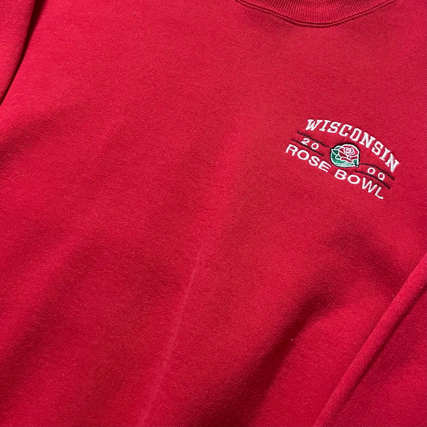 VINTAGE WISCONSIN 2000 ROSE BOWL SWEATSHIRT - M