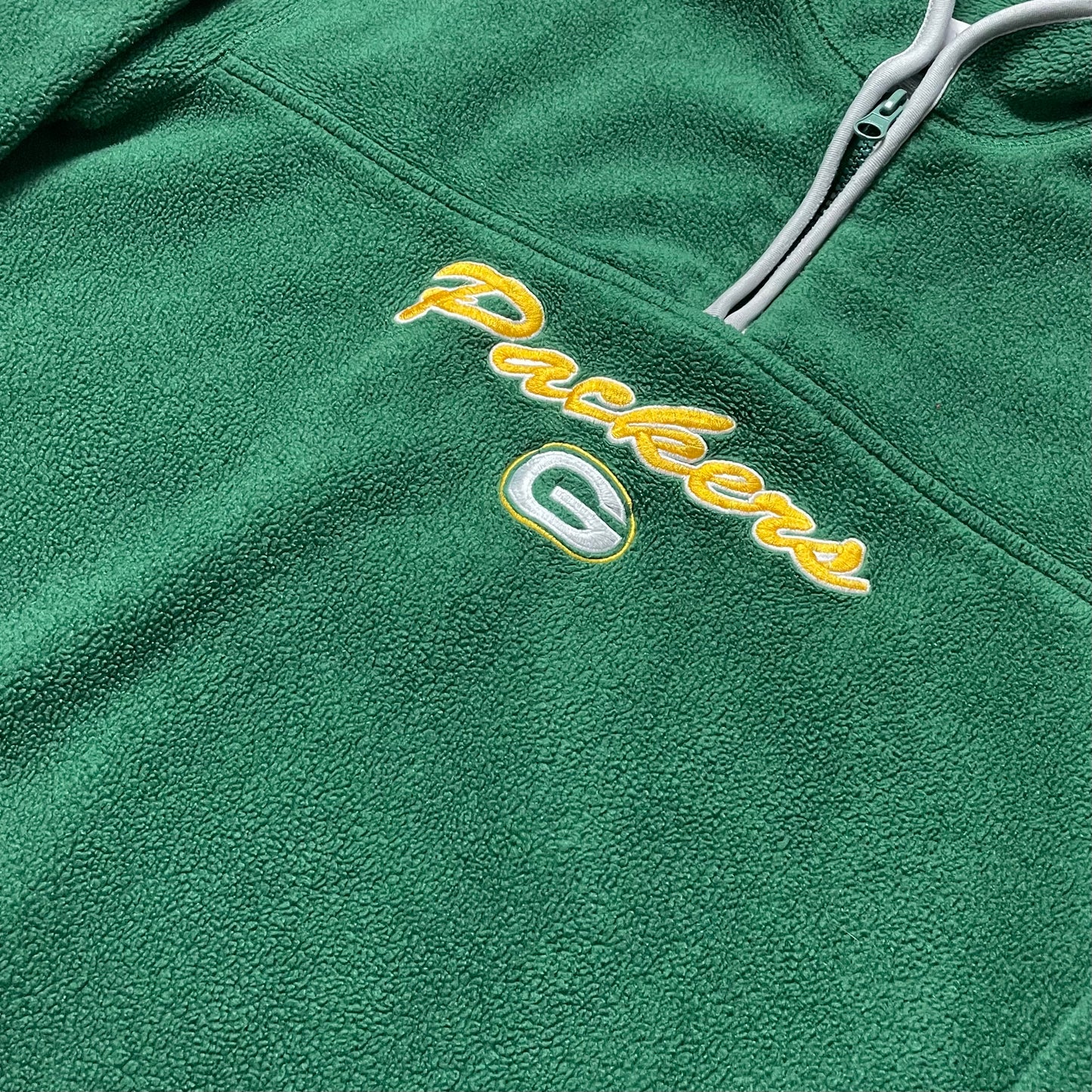 VINTAGE PACKERS FLEECE QUARTER ZIP - WOMEN’S M