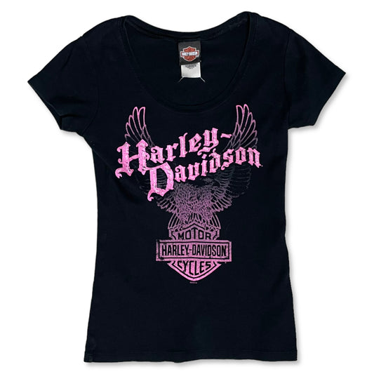 HARLEY DAVIDSON LONGHORN T SHIRT - WOMEN’S M