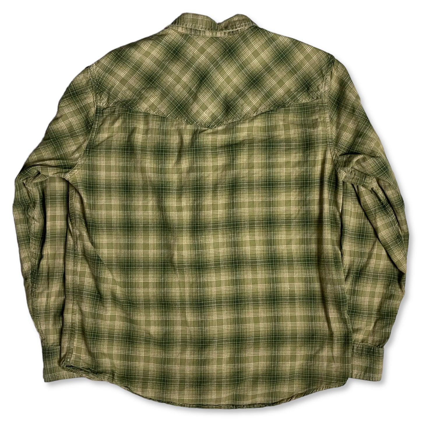 OUTDOOR LIFE PEARL SNAP FLANNEL - M