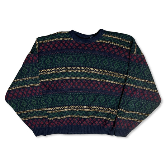 VINTAGE BOXXY GRANDPA SWEATER - XXXL