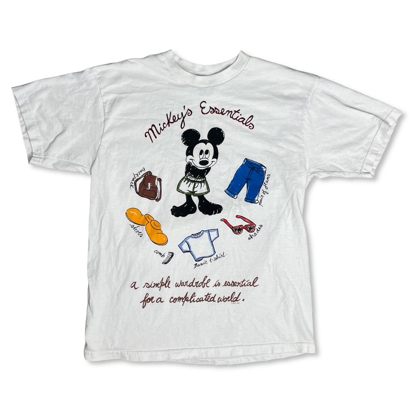 VINTAGE MICKEY’S ESSENTIALS T SHIRT - OS