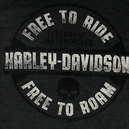 HARLEY DAVIDSON FREE TO RIDE T SHIRT - L