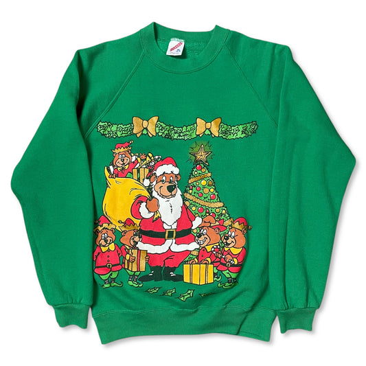 VINTAGE 90s CHRISTMAS BEARS SWEATSHIRT - YOUTH XL