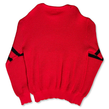 VINTAGE 70s KNIT SWEATER - XL