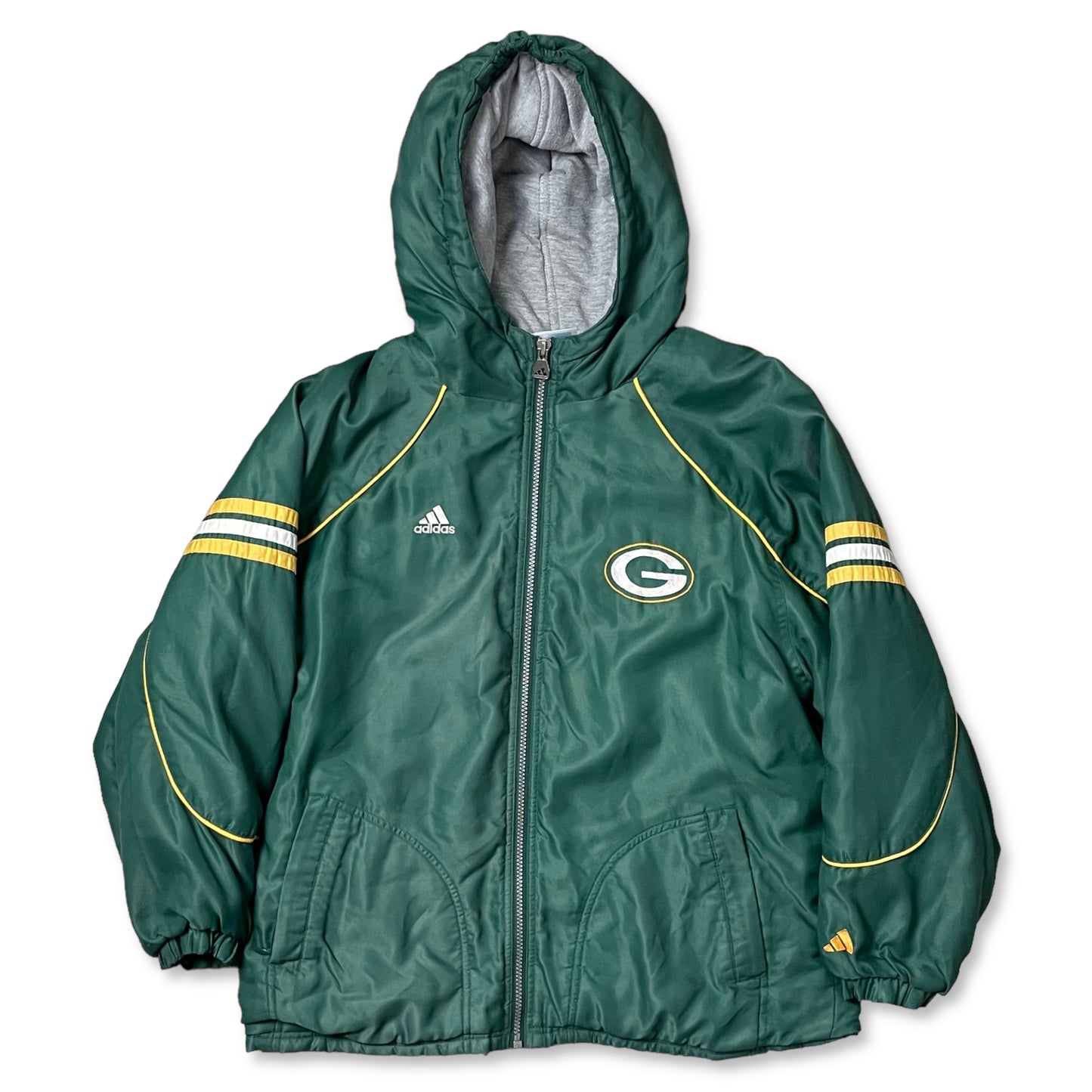 VINTAGE ADIDAS PACKERS JACKET - YOUTH L