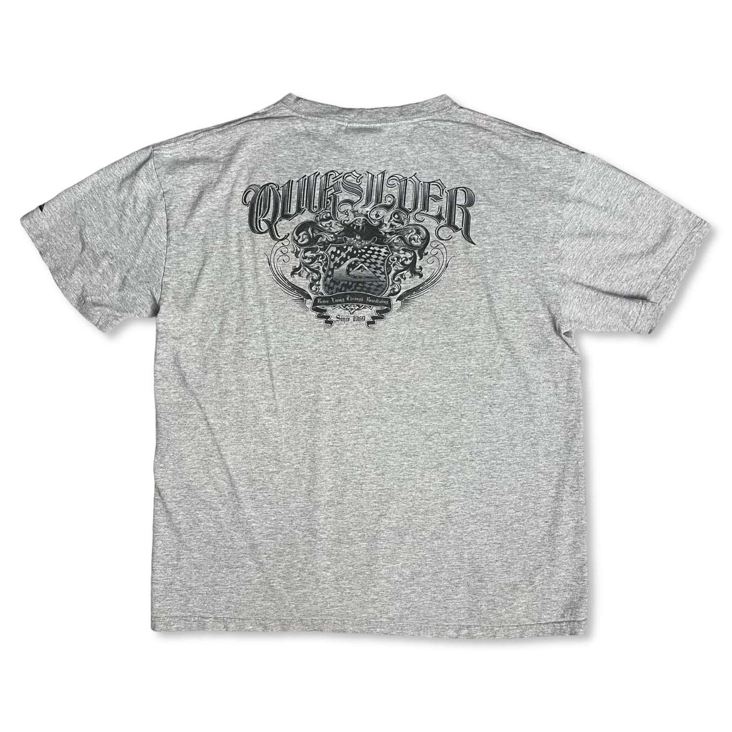 Y2K QUIKSILVER T SHIRT - L