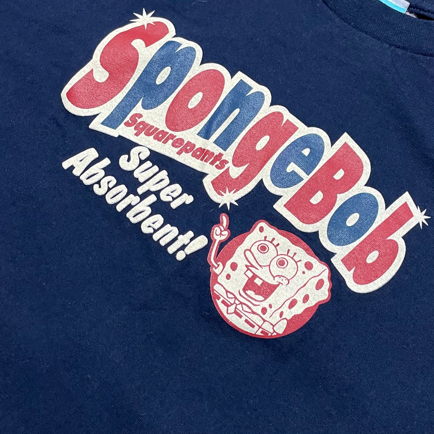 VINTAGE 2001 SPONGEBOB SUPER ABSORBENT T-SHIRT - M