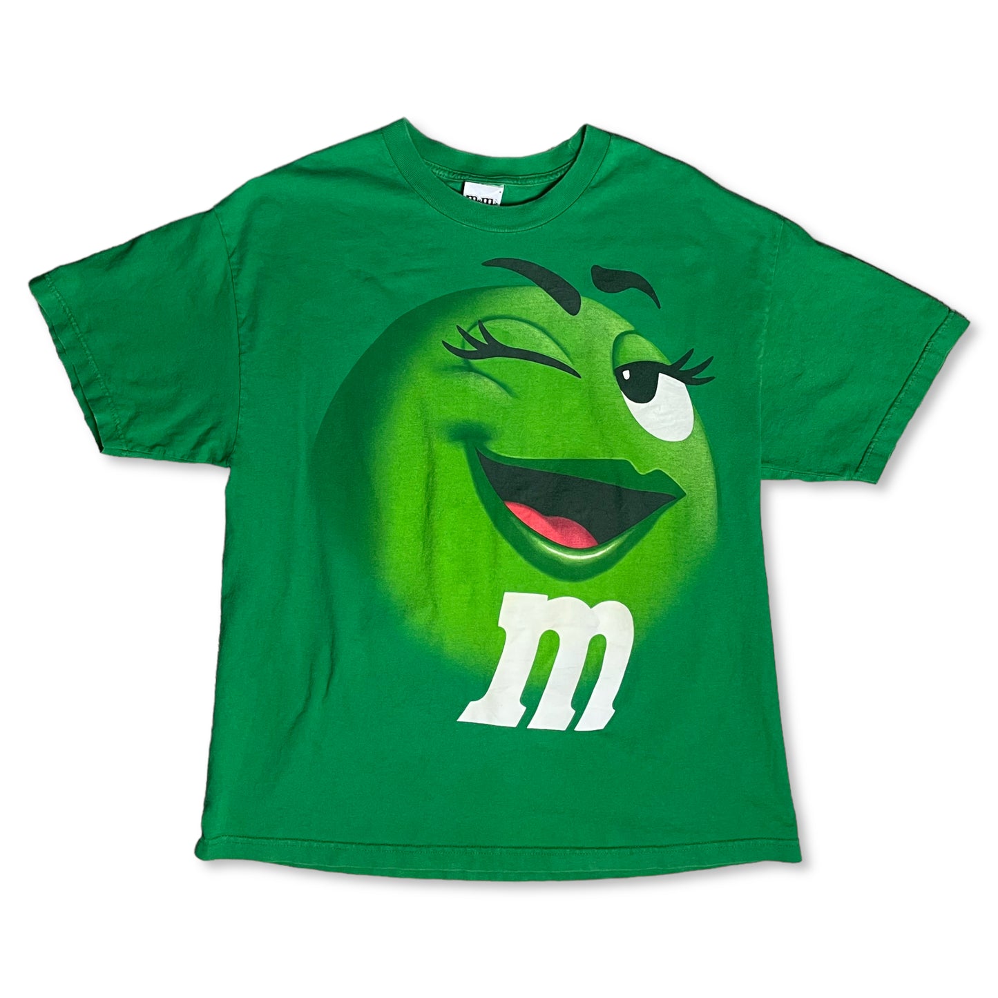 GREEN M&M T SHIRT - XL