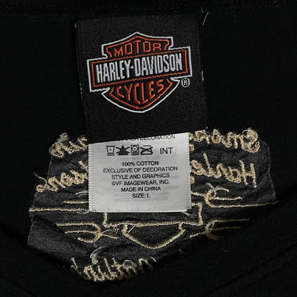 HARLEY DAVIDSON FIRE BLING LOGO LONG SLEEVE - WOMEN’S L