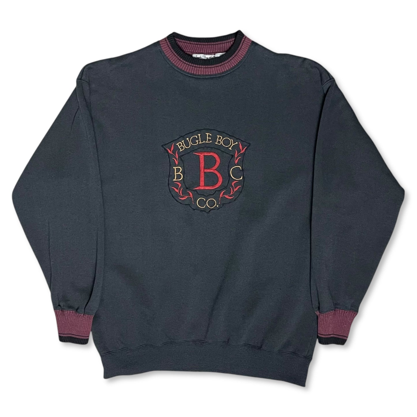 VINTAGE 90s BUGLE BOY CREWNECK SWEATSHIRT - L