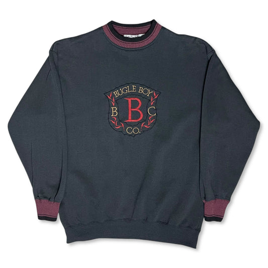 VINTAGE 90s BUGLE BOY CREWNECK SWEATSHIRT - L