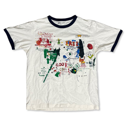 UNIQLO BASQUIAT RINGER T SHIRT - L