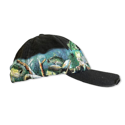 CHEVY SILVERADO FISHING AOP SNAPBACK HAT - OS