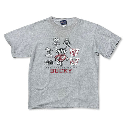 VINTAGE 2002 EVOLUTION OF BUCKY T SHIRT - L