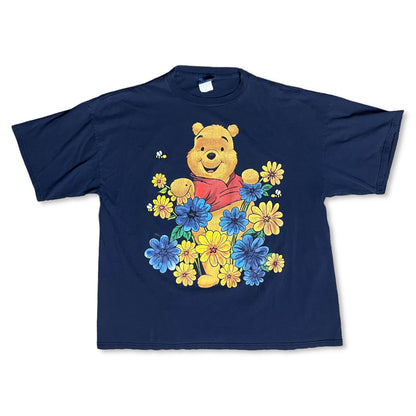 VINTAGE WINNIE THE POOH FLOWER T SHIRT - XXXL