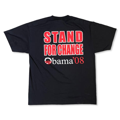 2008 OBAMA STAND FOR CHANGE T SHIRT - XL