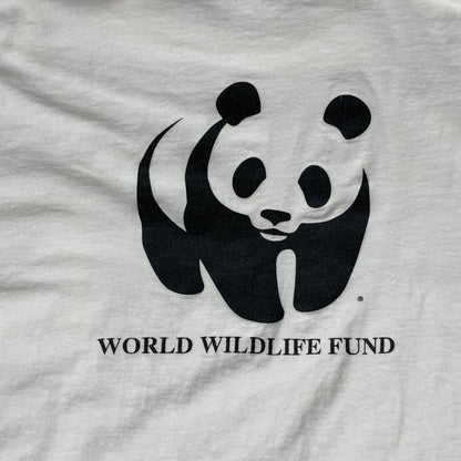 VINTAGE WORLD WILDLIFE FUND SAVING LIFE ON EARTH POCKET T SHIRT - XL