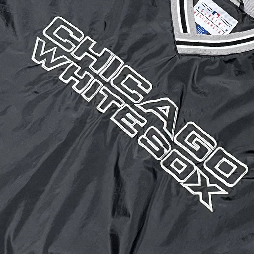 VINTAGE MLB WHITE SOX PULLOVER WINDBREAKER - L