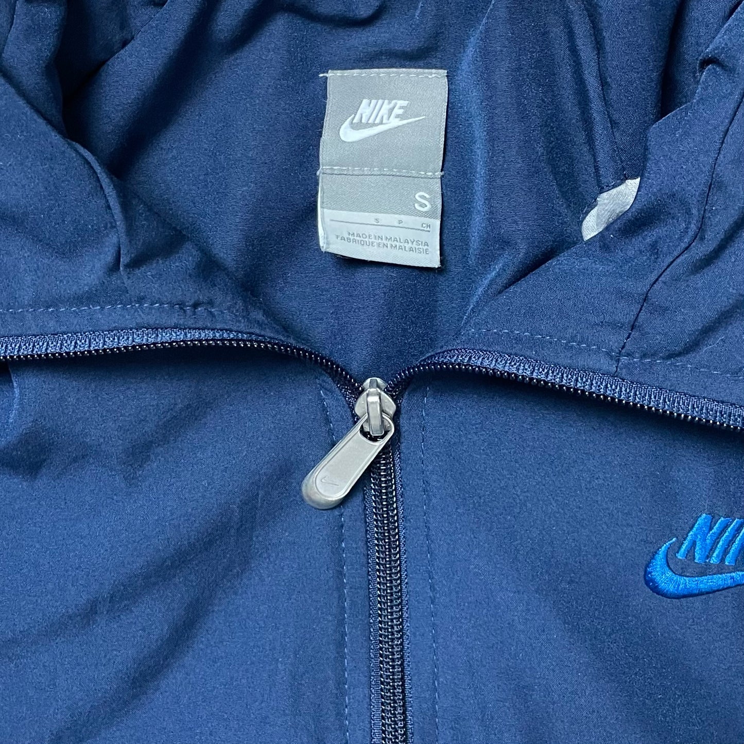 Y2K NIKE LIGHTWEIGHT FULL ZIP TRACK JACKET - S