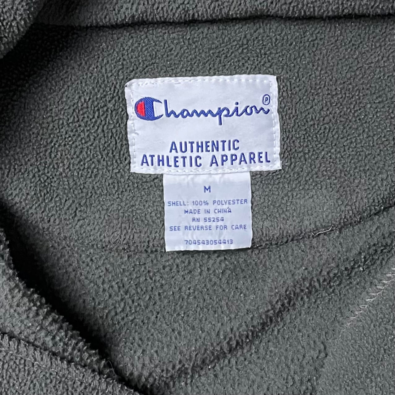 CHAMPION 1/4 ZIP FLEECE - M