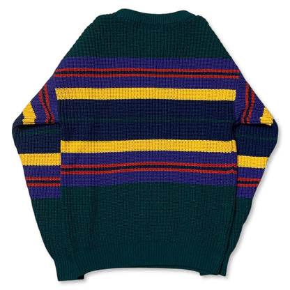 VINTAGE MCGREGOR STRIPED SWEATER - M