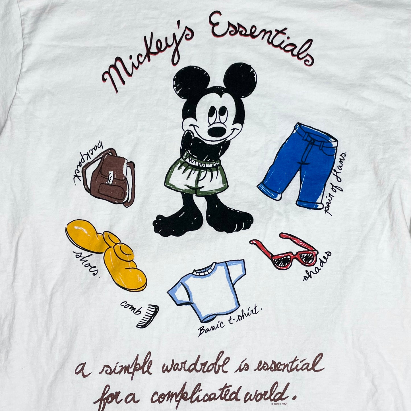 VINTAGE MICKEY’S ESSENTIALS T SHIRT - OS