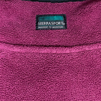 VINTAGE SIERRA SPORT FLEECE PULLOVER - M