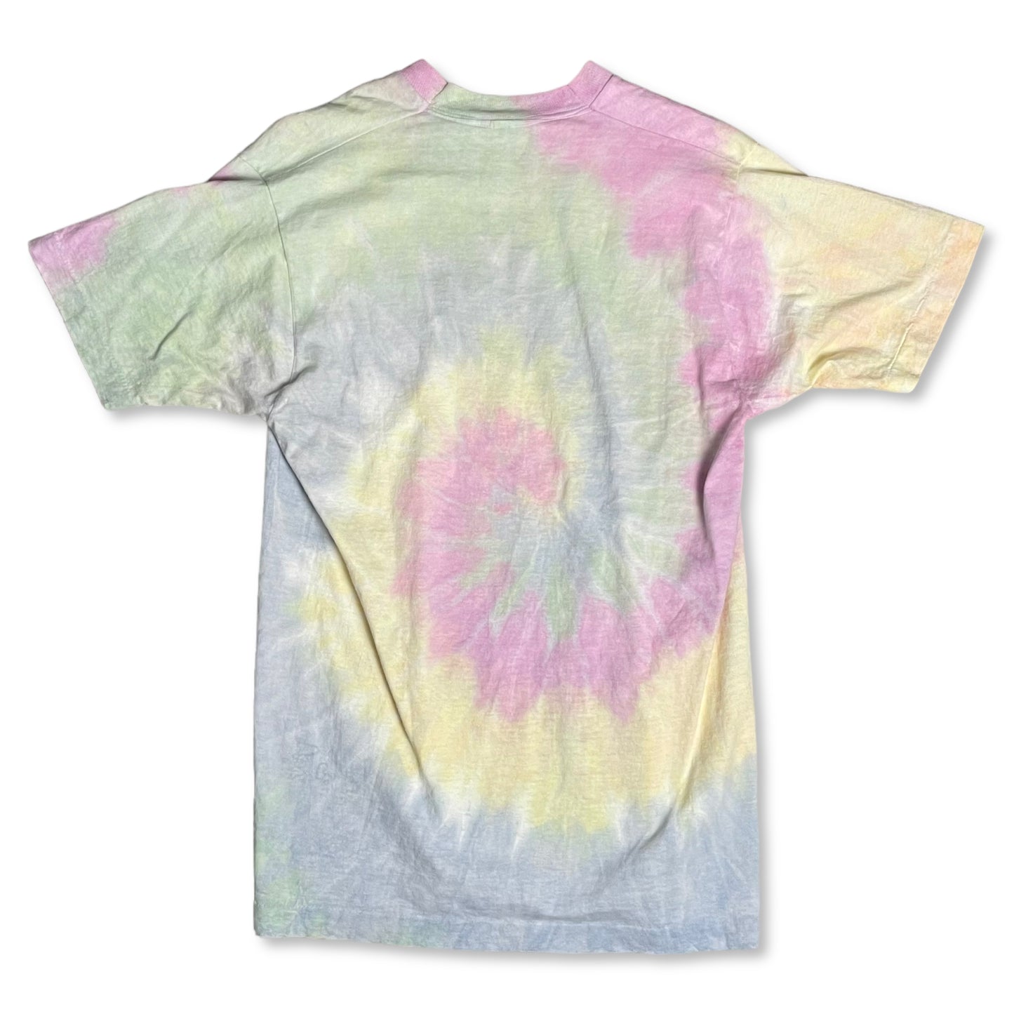 VINTAGE 90s BODYHEAT TIE DYE T SHIRT - L