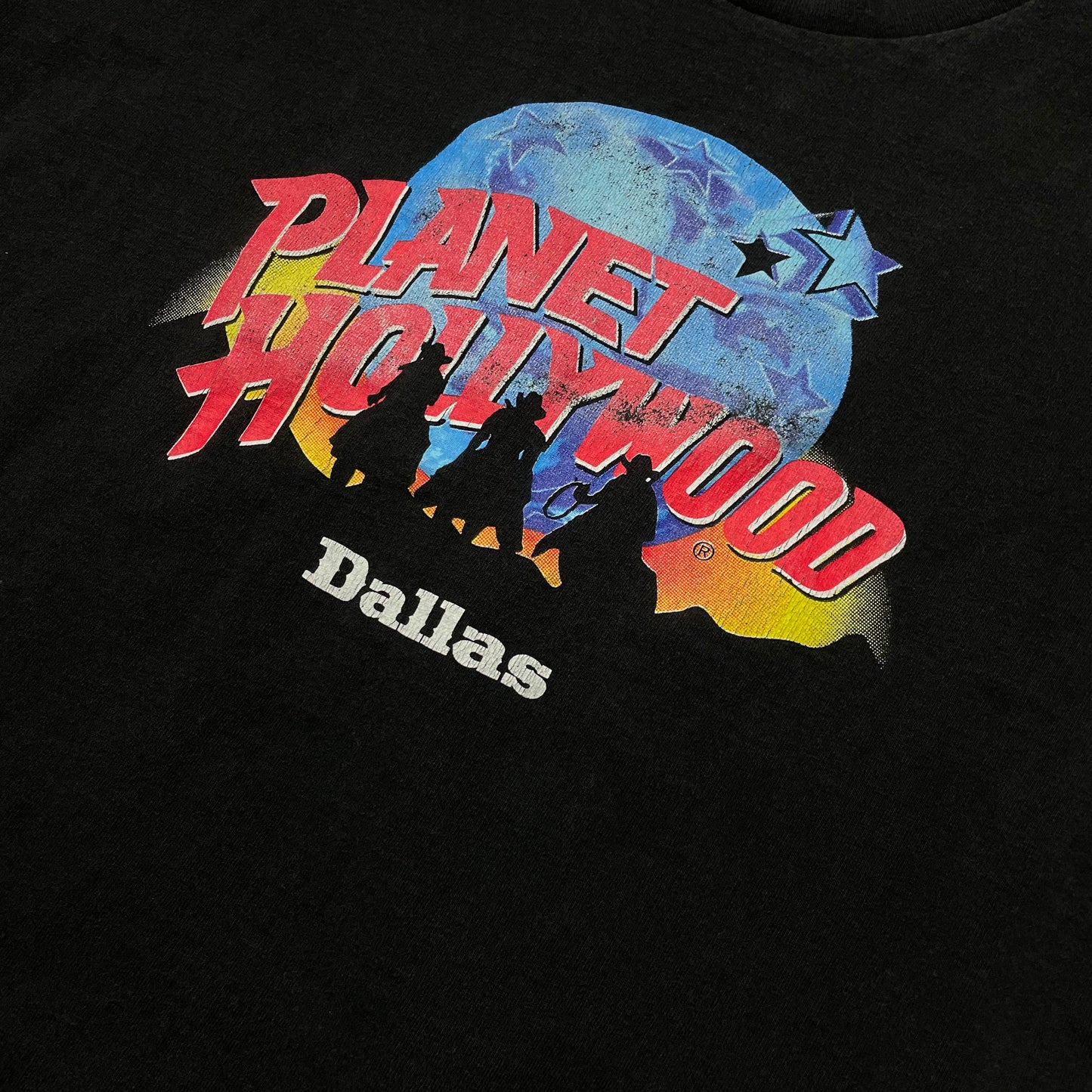 VINTAGE PLANET HOLLYWOOD DALLAS T SHIRT - XL