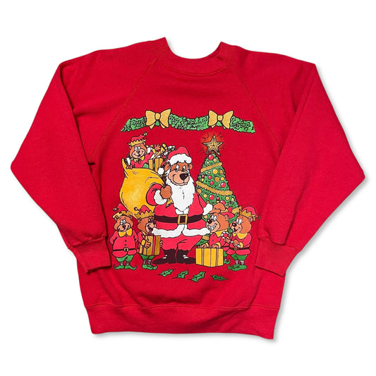 VINTAGE 90s CHRISTMAS BEARS SWEATSHIRT - YOUTH XL