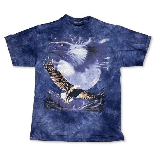 VINTAGE THE MOUNTAIN TIE DYE EAGLE T SHIRT - XXXL