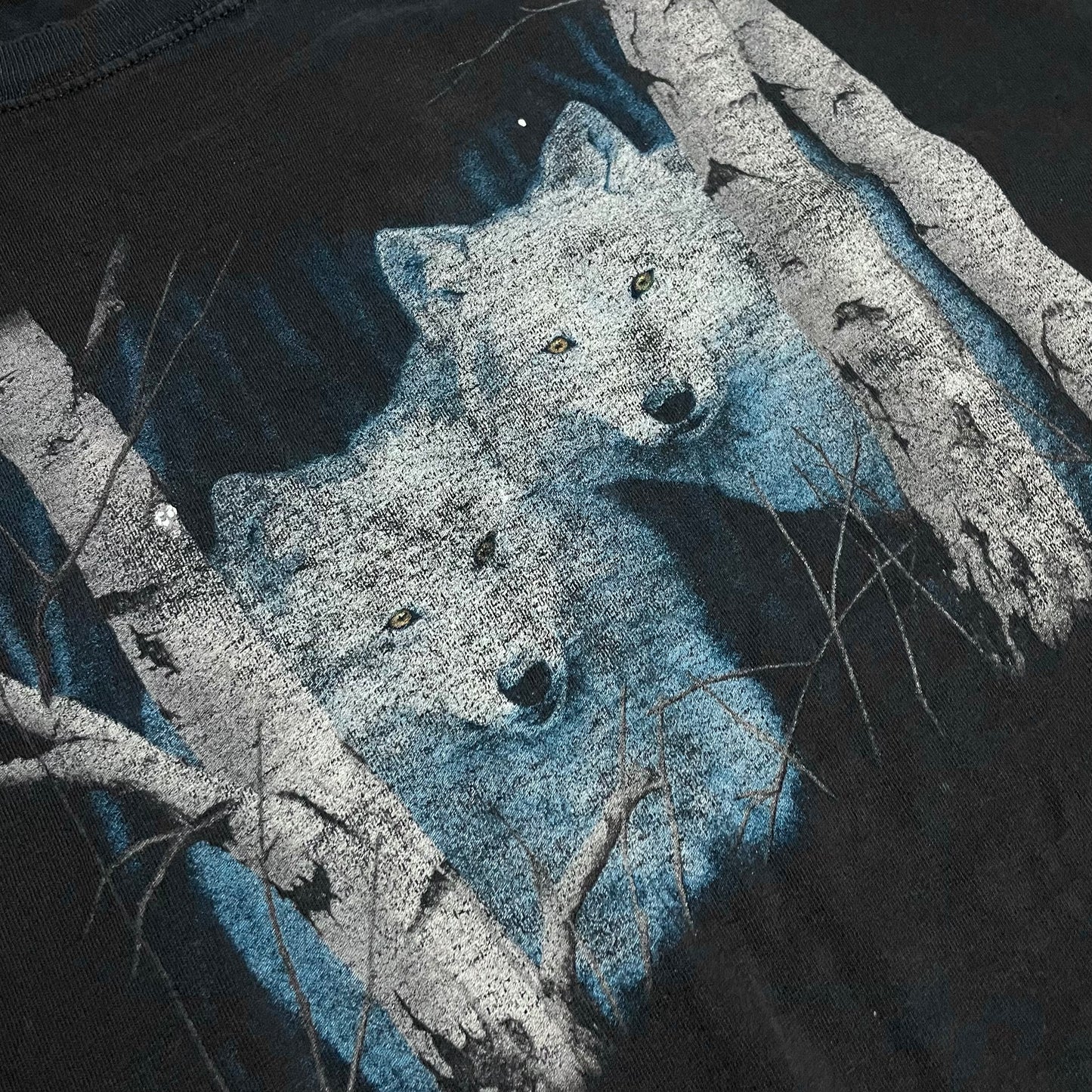 VINTAGE WHITE WOLVES T SHIRT - XXXL