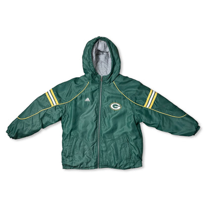 VINTAGE ADIDAS PACKERS JACKET - YOUTH L