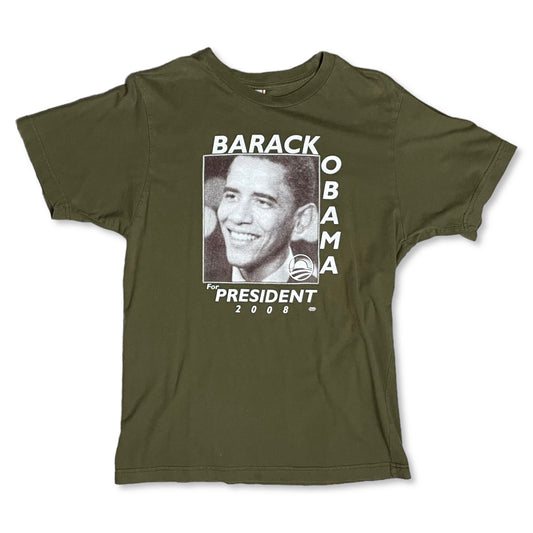 2008 OBAMA PRESIDENT T SHIRT - M