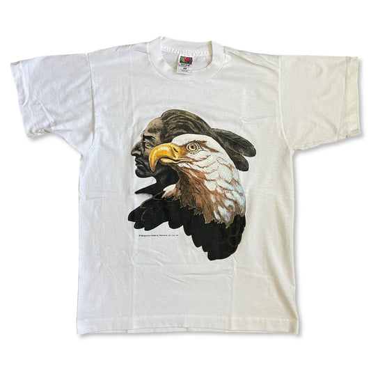 VINTAGE NATIVE AMERICAN WITH EAGLE T SHIRT - M