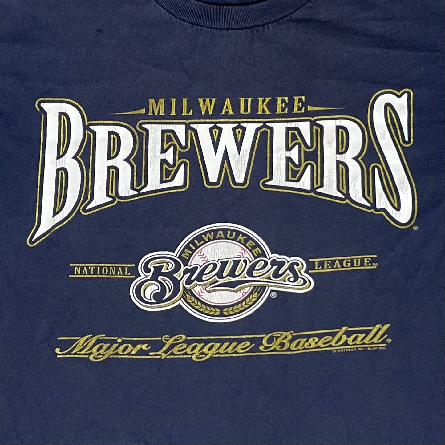 VINTAGE 2000 BREWERS T SHIRT - L