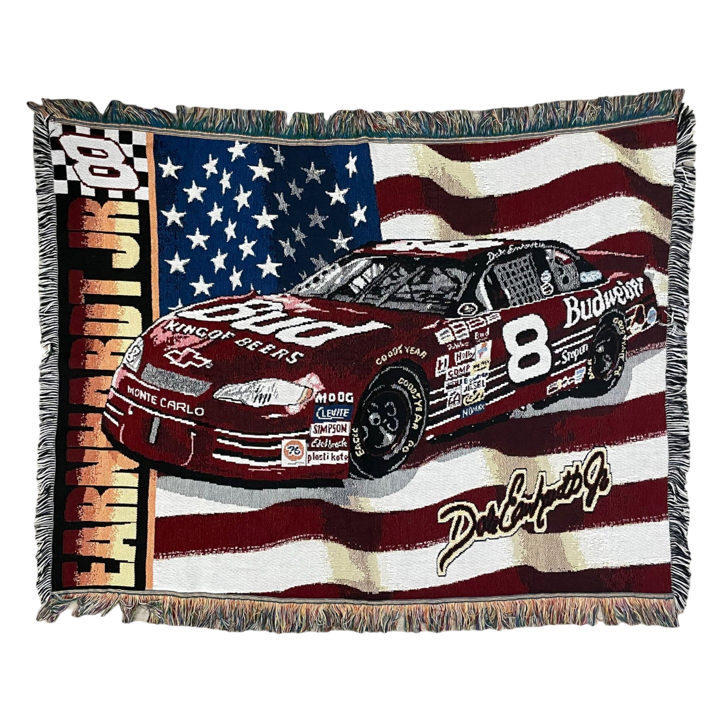 DALE EARNHARDT JR THROW BLANKET